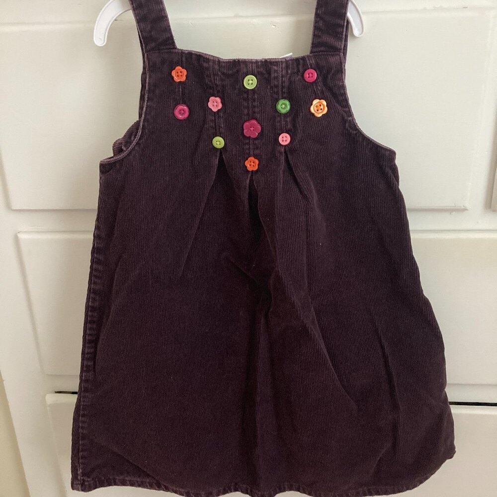 Gymboree Eggplant Corduroy Jumper Dress 5T